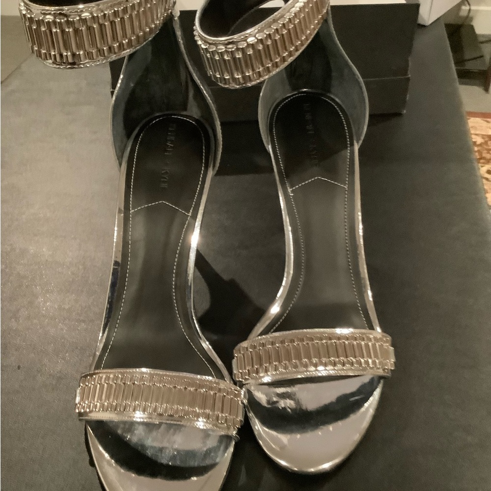 Kendall and Kylie Silver sandals